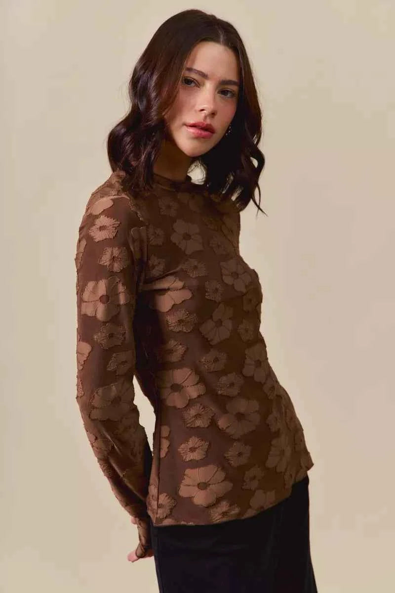 SO ME Stretched Jacquard Casual Tops with Thumb Opening 99db77a42f654c7eb1e0c56968664ff7-Max-Origin