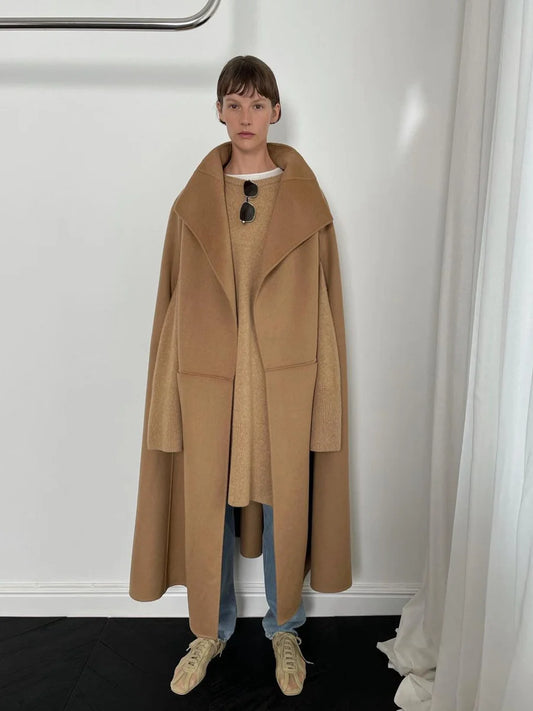 Luxury Wool Patchwork Coat