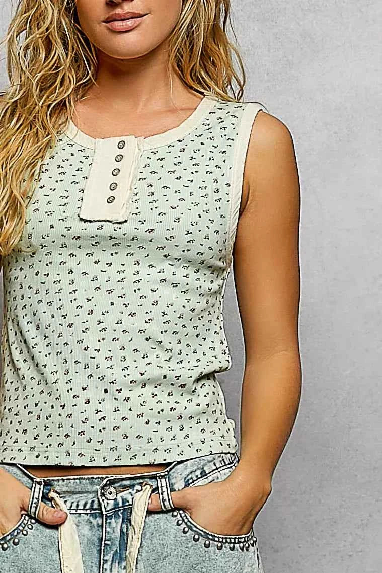 POL Floral Round Neck Cropped Ribbed Tank 9a124d41-799c-47e4-8110-bab322071df9-Max-Origin