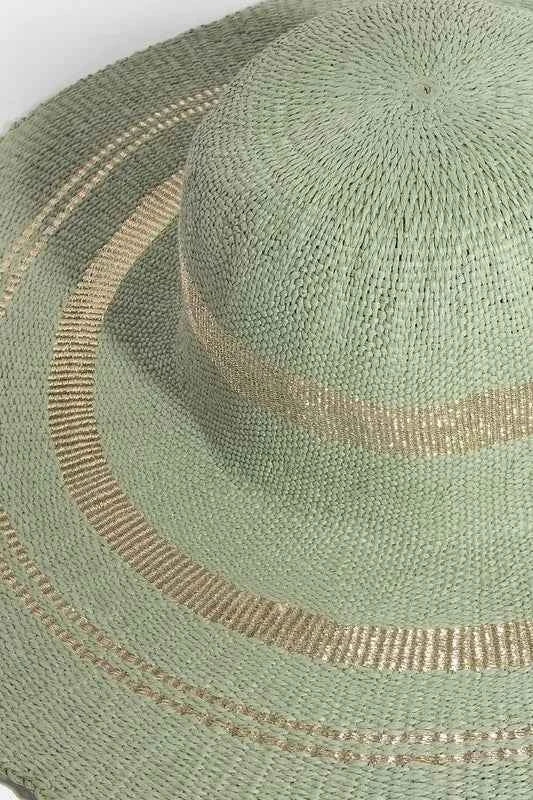 Fame Metallic Accent Trim Floppy Sun Hat 9a30059b-4bd8-4f1f-8f4b-4e3eed19adce-Max-Origin