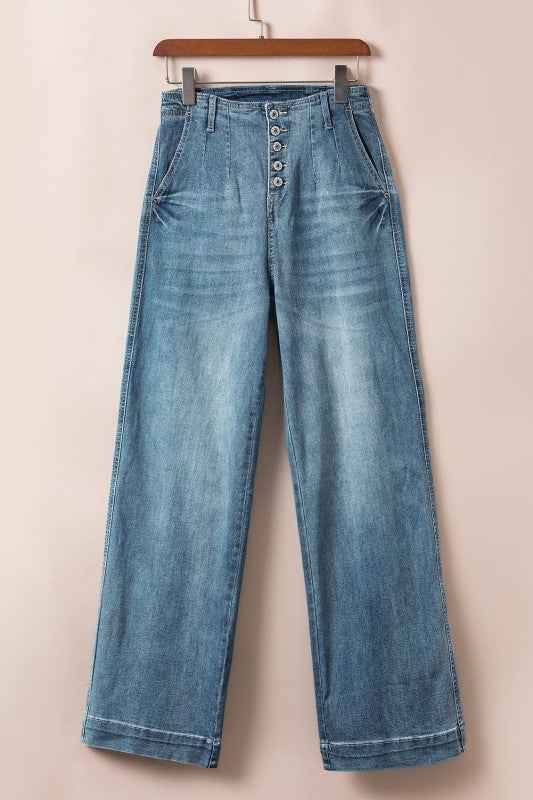 Addilyn Straight Loose Leg Jeans Dusk Blue 9a748757-f34a-4871-850a-070f1ce2a144