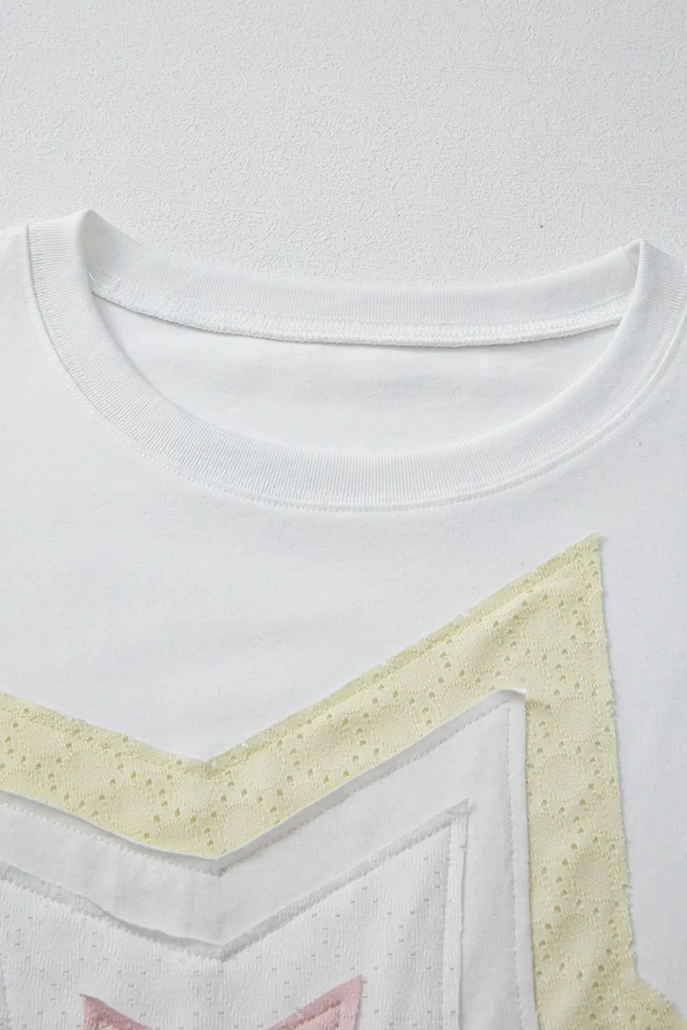 Star Layered Patched Graphic Drop Shoulder Half Sleeve Loose Tee 9a8fd744-72c1-42c5-b959-f84602f6798f-Max-Origin