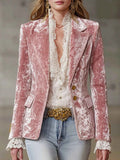 Elegant Velvet Single-Breasted Blazer Pink 9ad517d2c6254f2283b9a7bdc31d9bf4-Max-Origin