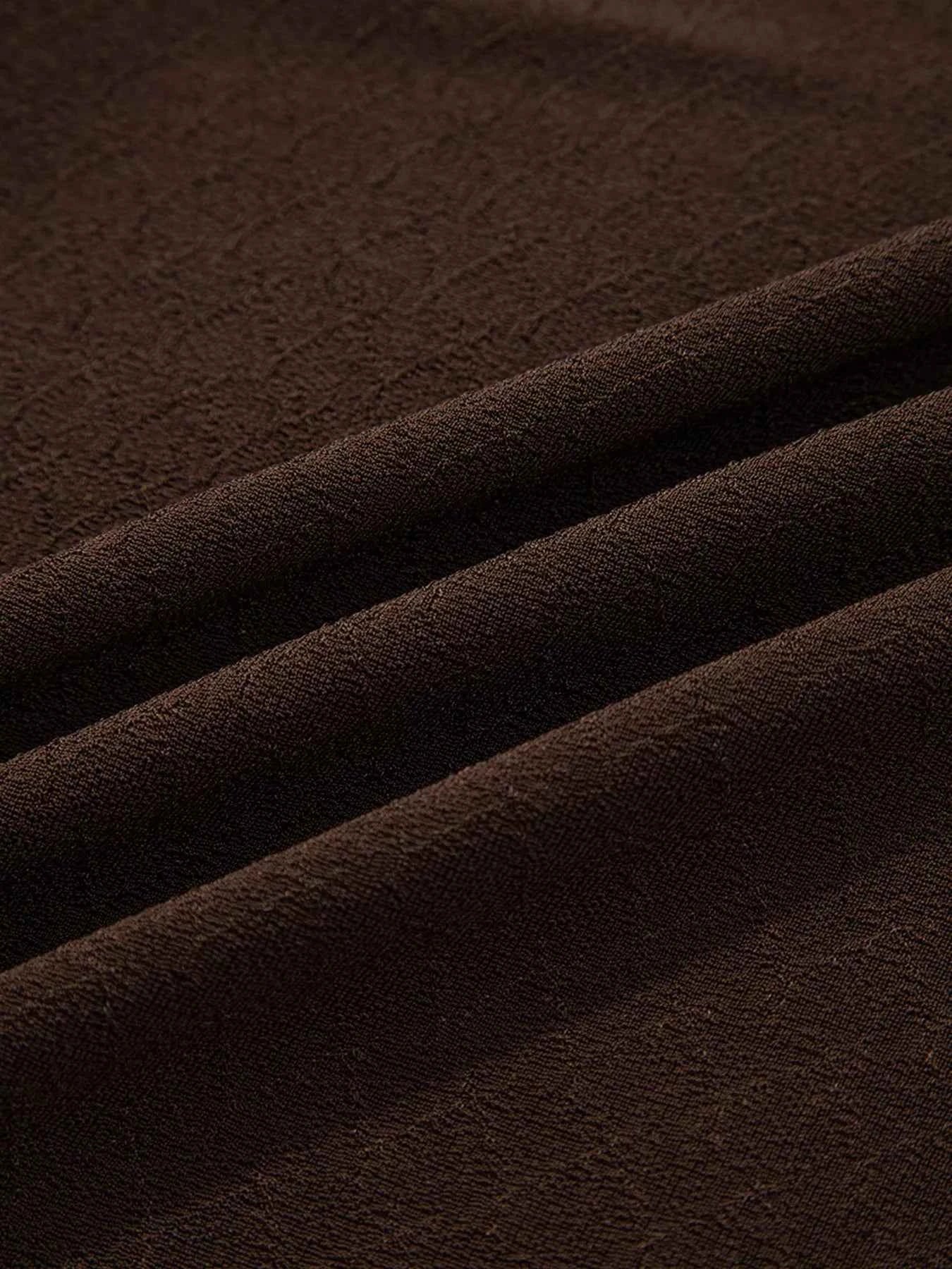 Lettuce Trim Raw Seam Patchwork Jacquard Long Sleeve Top 9adf1c8b0a7c4a919b488eae38c59f20-Max-Origin