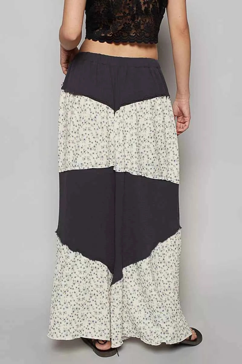 POL Contrast Floral Drawstring Wide Leg Pants 9b08b8cc-6a6b-46cb-8ed9-870745c63257-Max-Origin