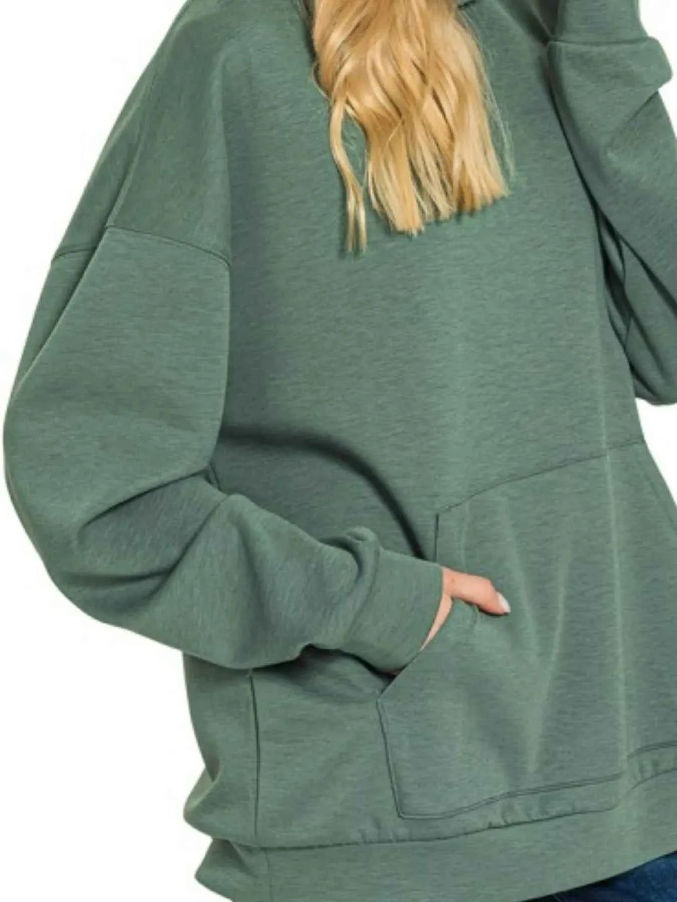 Zenana Oversized Scuba Hoodie with Kangaroo Pocket 9b17f0c0-4ac8-4d4b-b212-b94f40108acb-Max-Origin