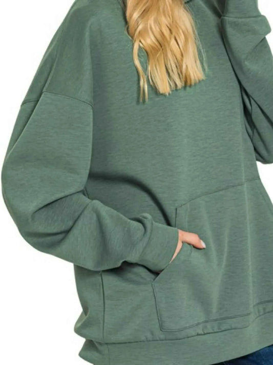 Oversized Scuba Hoodie with Kangaroo Pocket 9b17f0c0-4ac8-4d4b-b212-b94f40108acb-Max-Origin