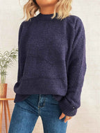 Round Neck Raglan Sleeve Sweater 9b32db4448f74fd39d536a70296c735b-Max-Origin