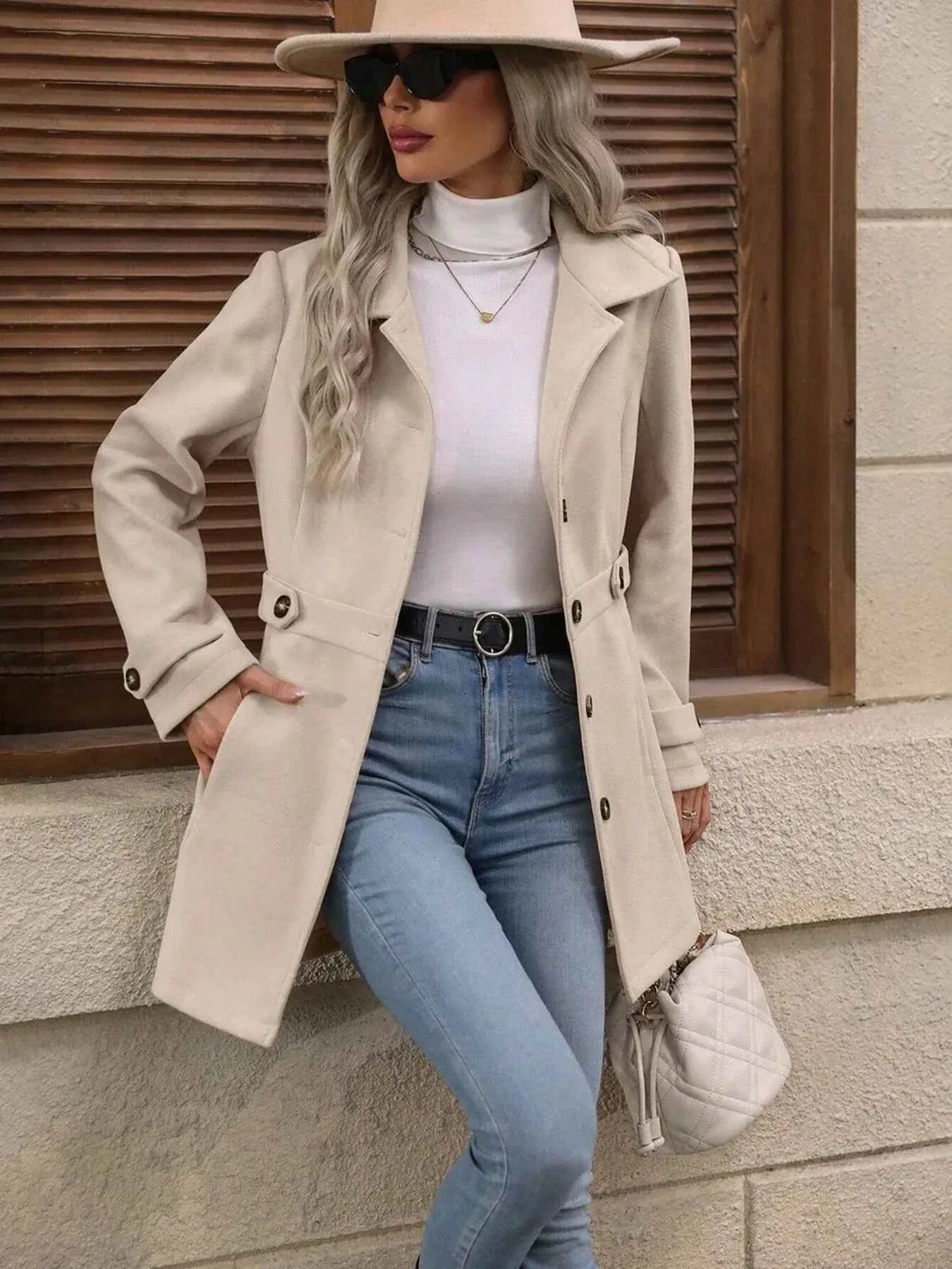 Button Up Long Sleeve Coat 9b3fc40421684e0786e3ee568829bd03-Max-Origin
