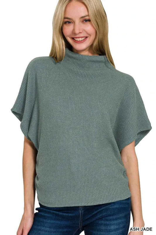 Mock Neck Top and Pants Sweater Set 9b4002faf0f940c3a317958d68001eb1-Max-Origin