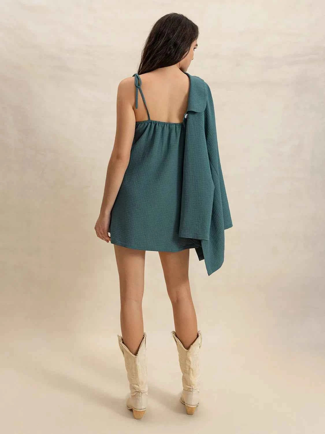 Tie Shoulder Mini Dress and Long Sleeve Top Set 9b6805d5-c381-4ec3-b283-4754a9efb81c-Max-Origin