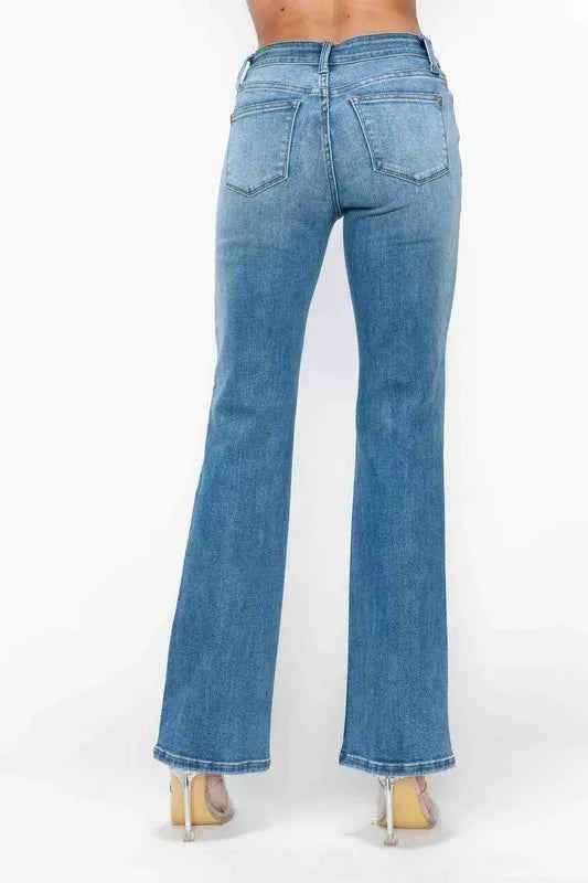 bytos Full Size Cat's Whiskers Mid Rise Bootcut Jeans 9b8b420b-0e5a-4363-b2e0-ee738d70ba2a-Max