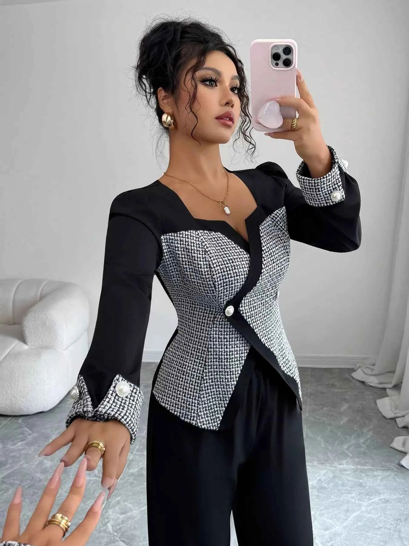 Long Sleeve Top and Wide Leg Pants Set 9b955fe8-90ae-4b95-b043-56e6d0460320-Max-Origin