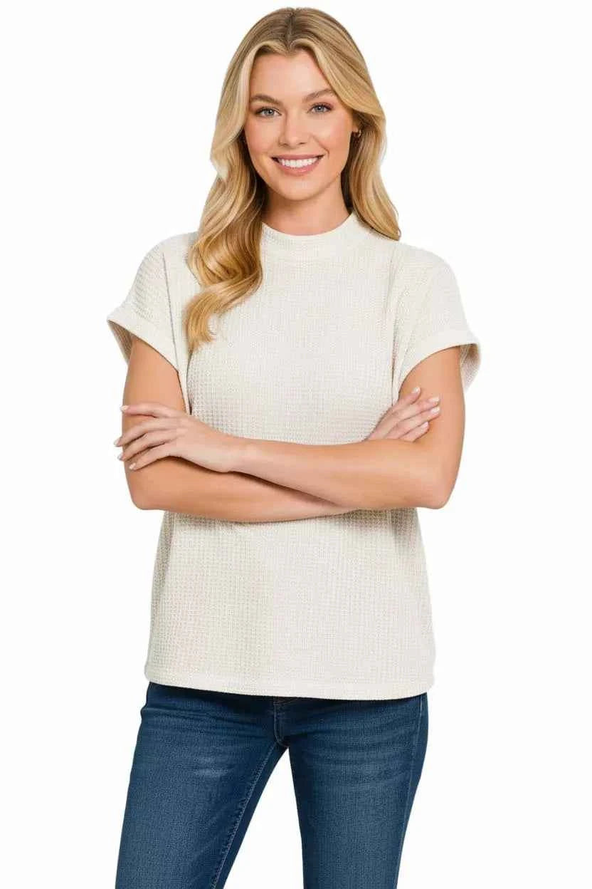 Zenana Chenille Waffle Cap Sleeve Sweater 9bdea99f-f644-4d52-a04f-9b5bd37a13e0-Max-Origin