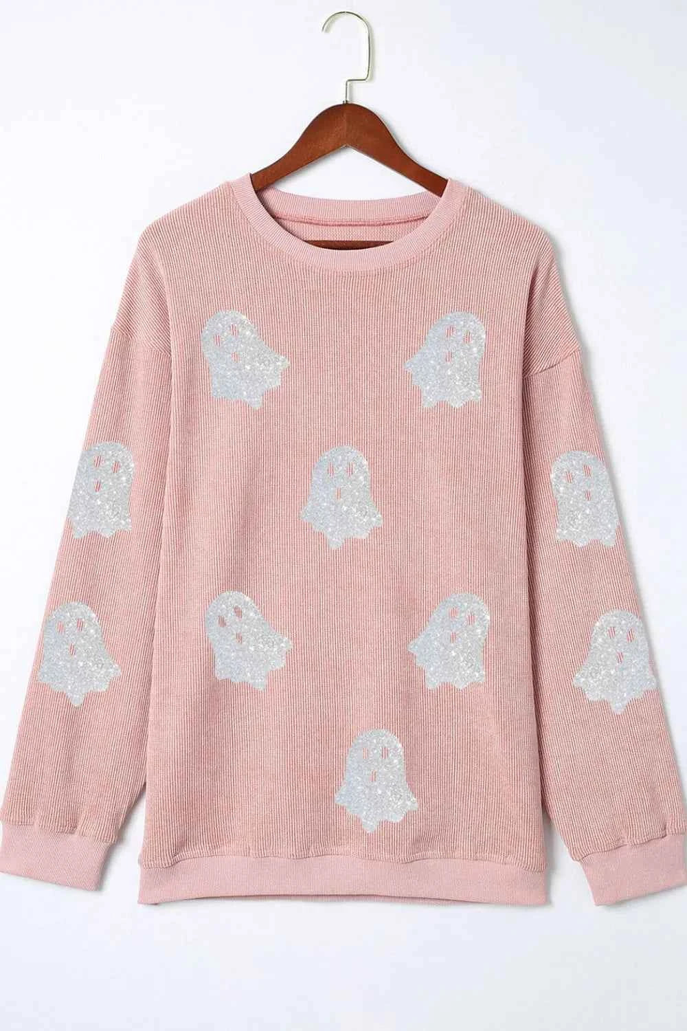 Ghost Round Neck Oversized Sweatshirt 9c13a16c-e1ec-4014-b88c-988a5de83180-Max-Origin