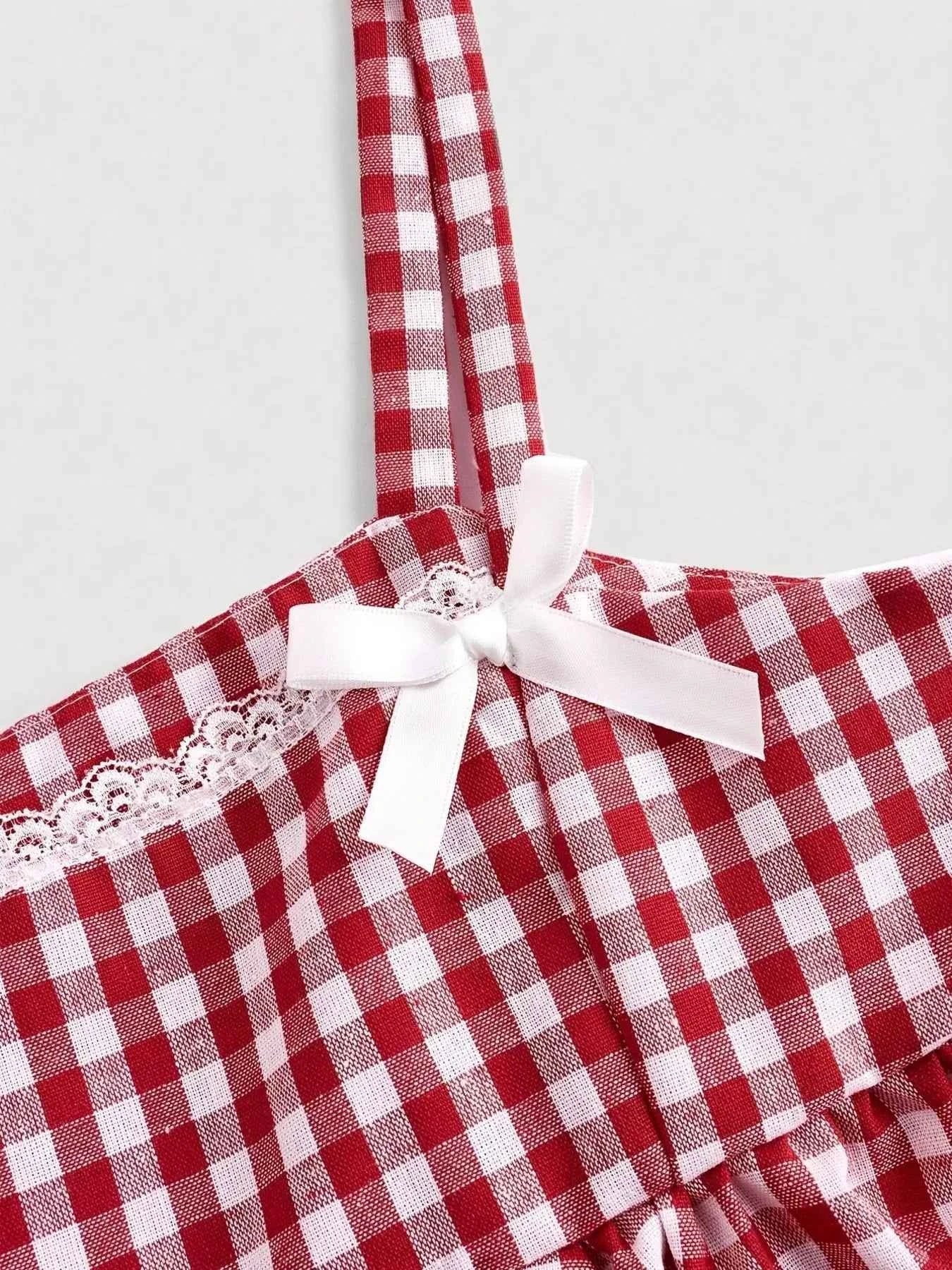 Gingham Check Peplum Cami Top 9c1fcb73-622f-4ff6-bf31-a0365e84dbe8-Max-Origin
