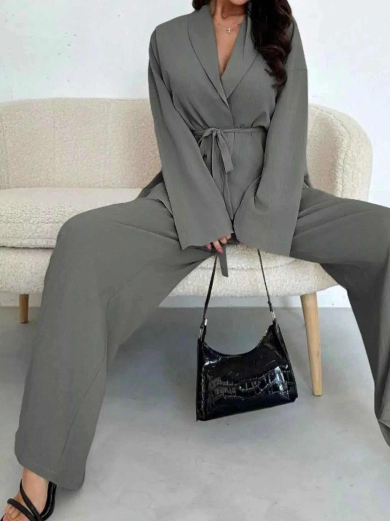 Front Tied Shirt and Wide-Leg Pants Set 9c2c7666-94d9-4319-a86d-59736609b656-Max-Origin