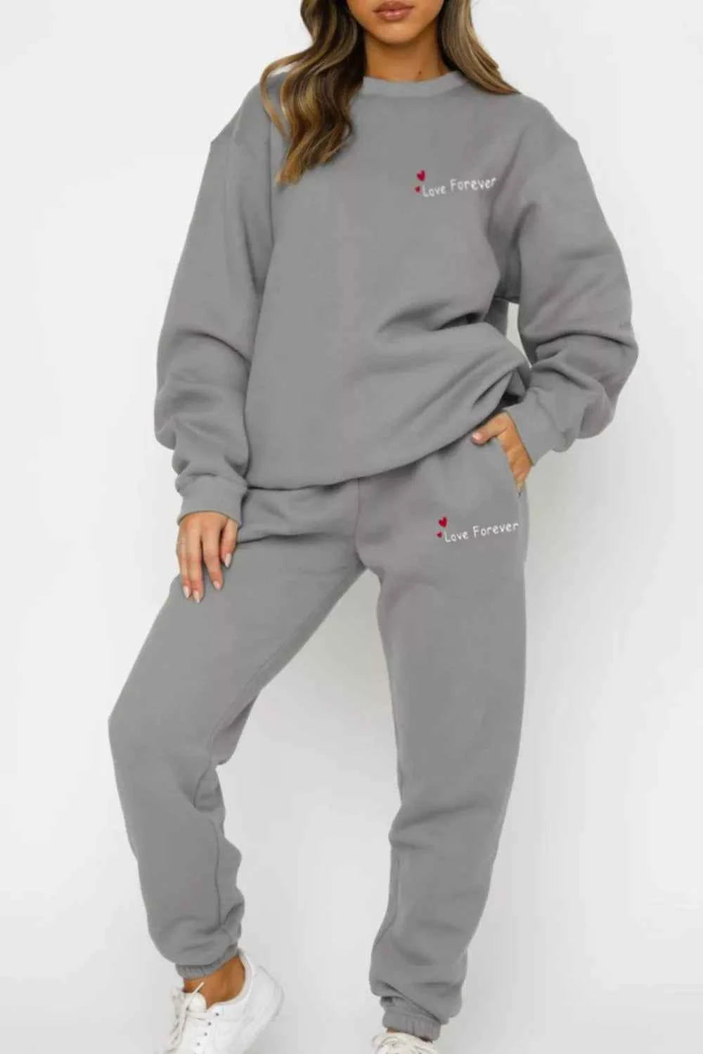 Round Neck Sweatshirt and Joggers Set 9c411a6f-ff63-4a07-a0c2-342823354992-Max-Origin