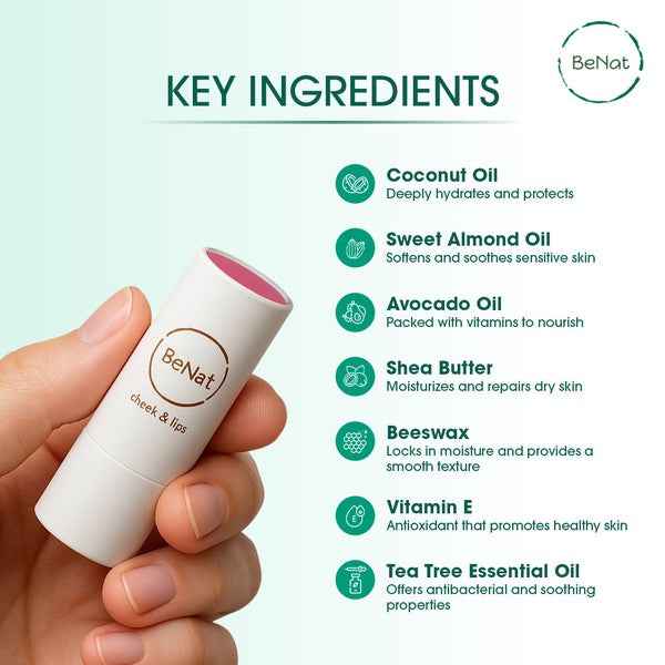 Lip & Cheek Bloom. 2 in 1 Natural Lipstick for Vib 9c4a762d-c83d-48f6-bdea-24f0e354e860