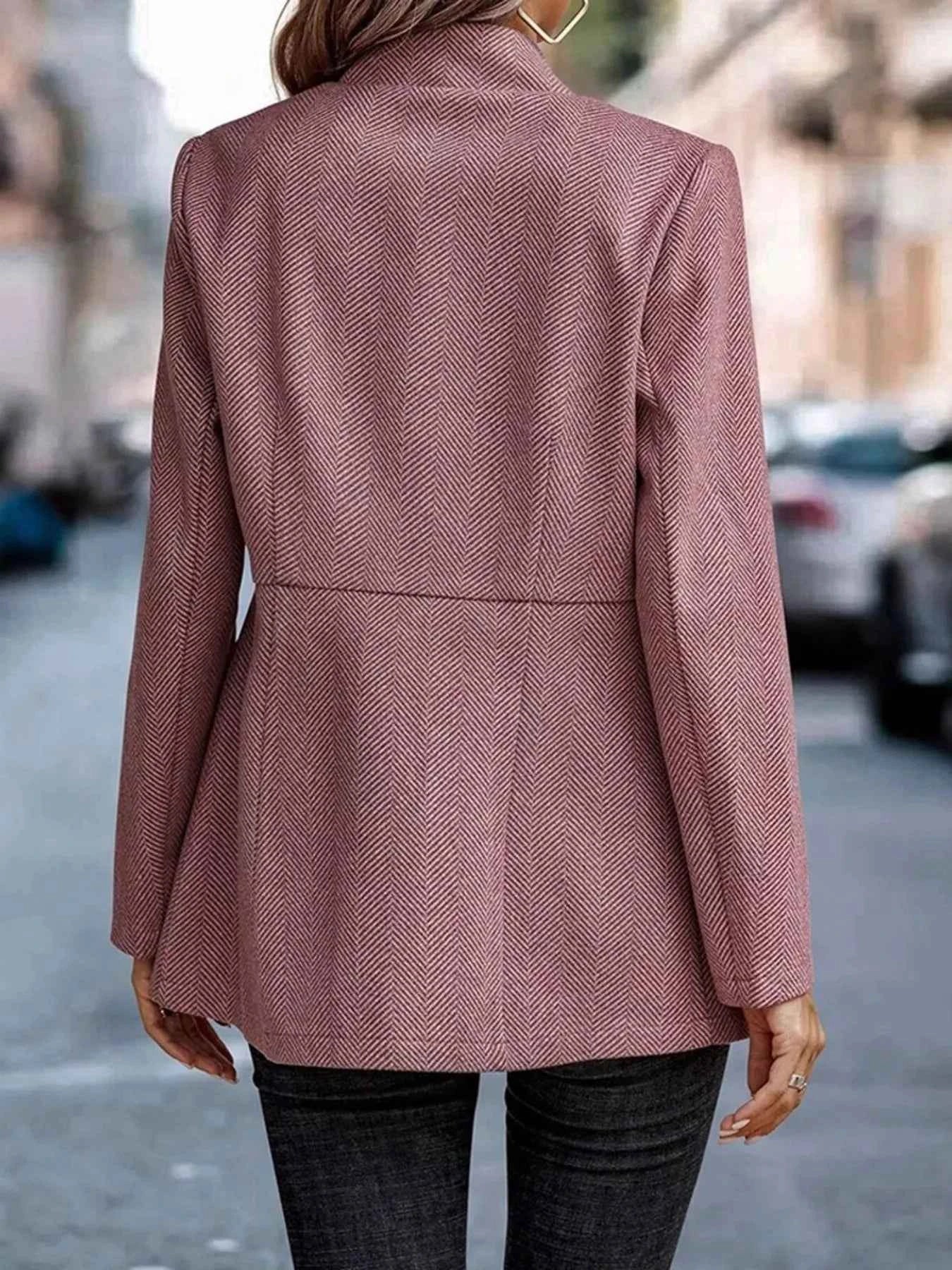 Open Front Long Sleeve Blazer 9c4ff1c8df1a4c939b2da10d3de0cdfb-Max-Origin