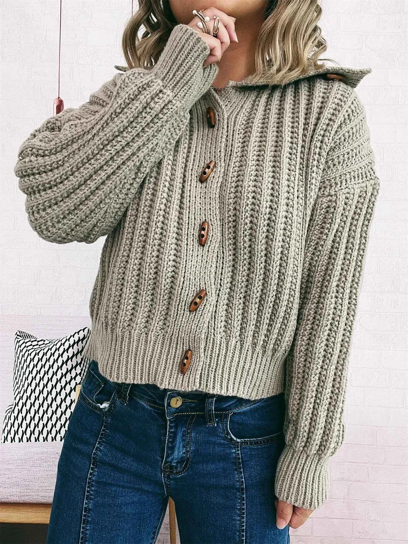 Button Up Long Sleeve Cardigan 9c557c7127e04cd4a6d06421449573ef-Max-Origin