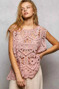 POL Openwork Round Neck Floral Crochet Tank ROSE PINK One Size 9c612f83-18f1-41c1-b815-033f5fb9d39a-Max-Origin