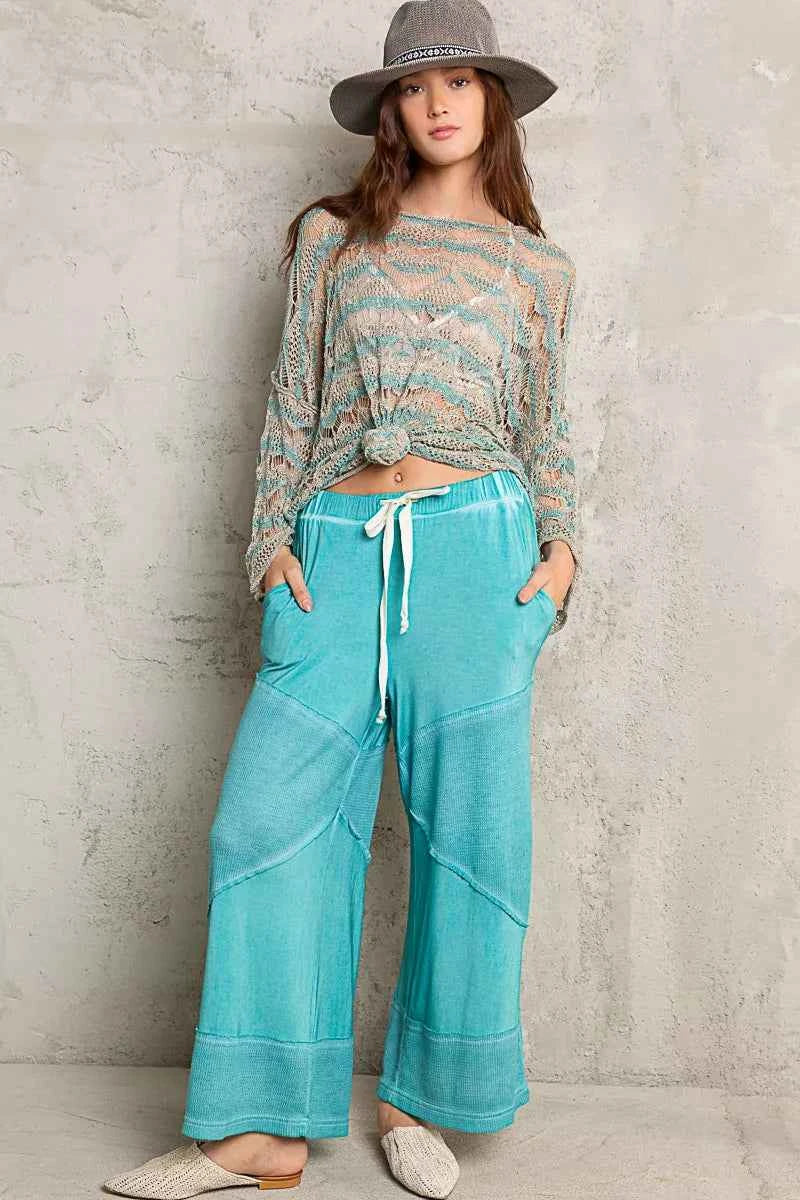 POL Elastic Waistband Wide Leg Pants with Drawstring 9c6bc42a-c562-4601-9b02-053b6d692889-Max-Origin