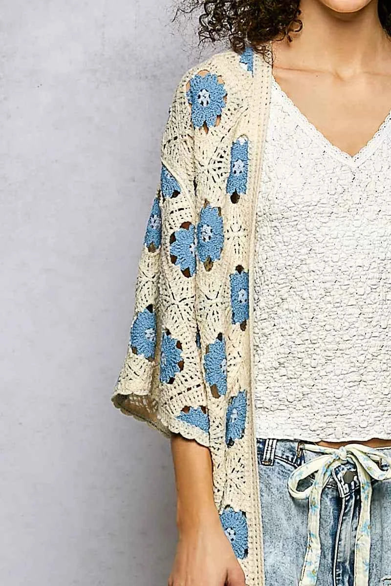 POL Open Front Floral Crochet Longline Cardigan 9c75a69b-6d1c-4cde-a589-21100ed9e8fa-Max-Origin