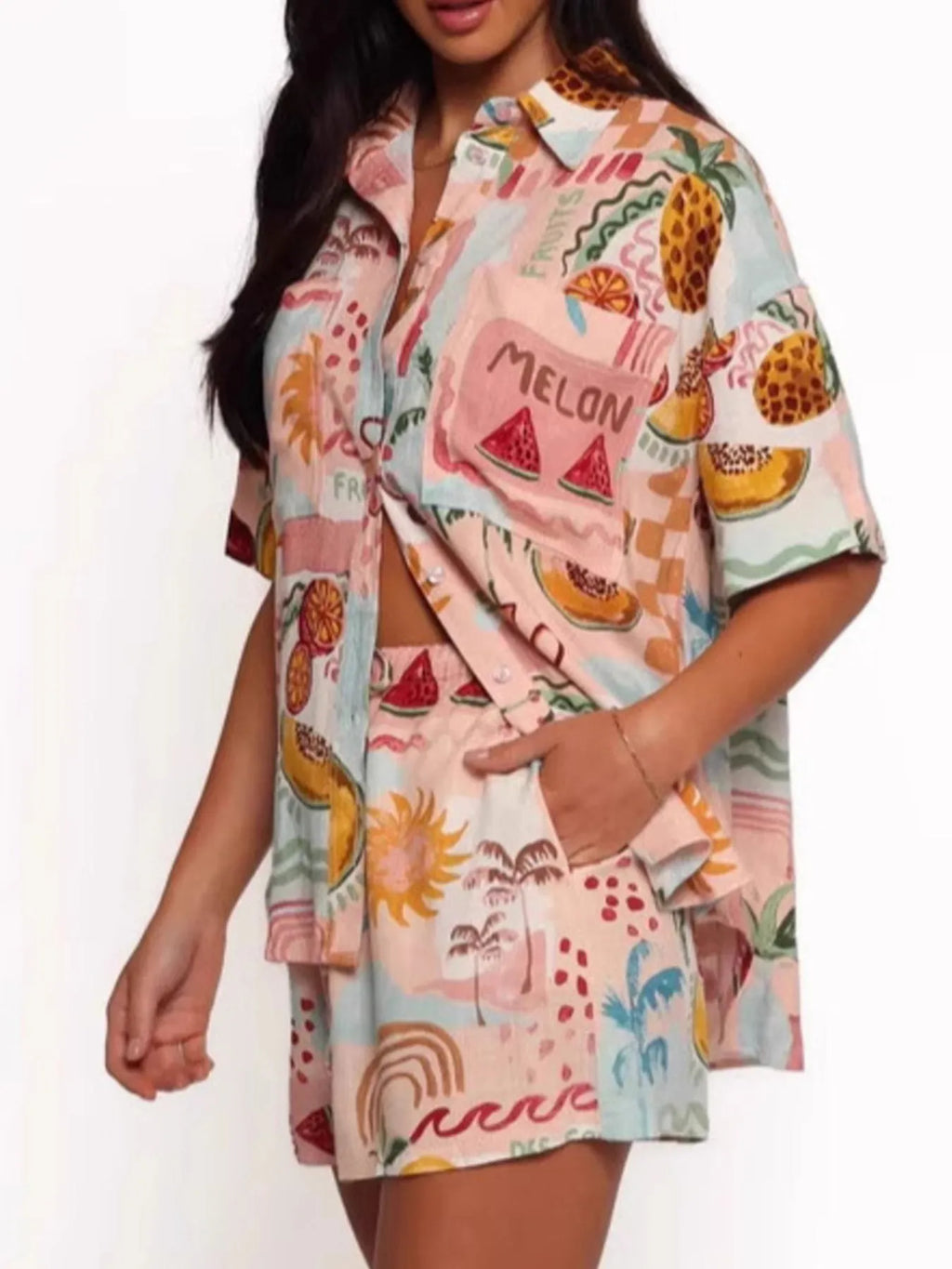 Printed Button Up Shirt and Shorts Set 9c7b595c-a7af-461d-b112-4bac0d4f1d98-Max-Origin
