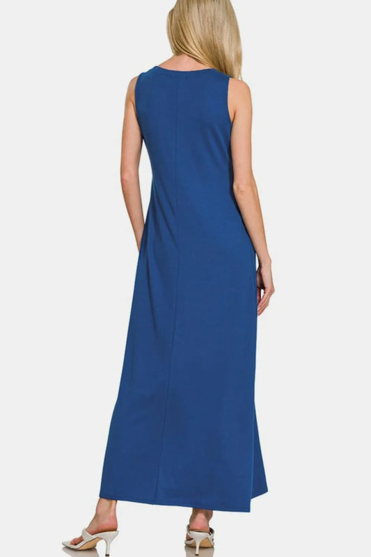 Zenana Scoop Neck Wide Strap Tank Dress 9c82dc2f-c185-4375-9295-b4315bf9a083-Max