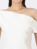 Single Shoulder Pleated Dress 9c86468e-171c-4207-8e1c-a4297c4d8e0a-Max-Origin