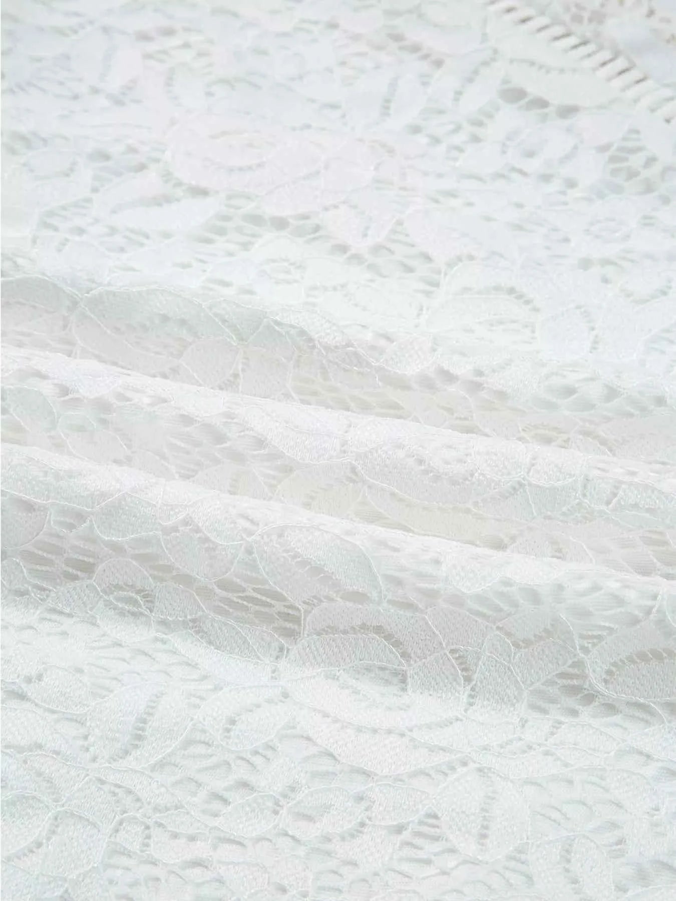 Tie Neck Lace Ruffle Detail Long Sleeve Blouse 9ca65432b3fb4ddc9c9099d0f6bb9c85-Max-Origin
