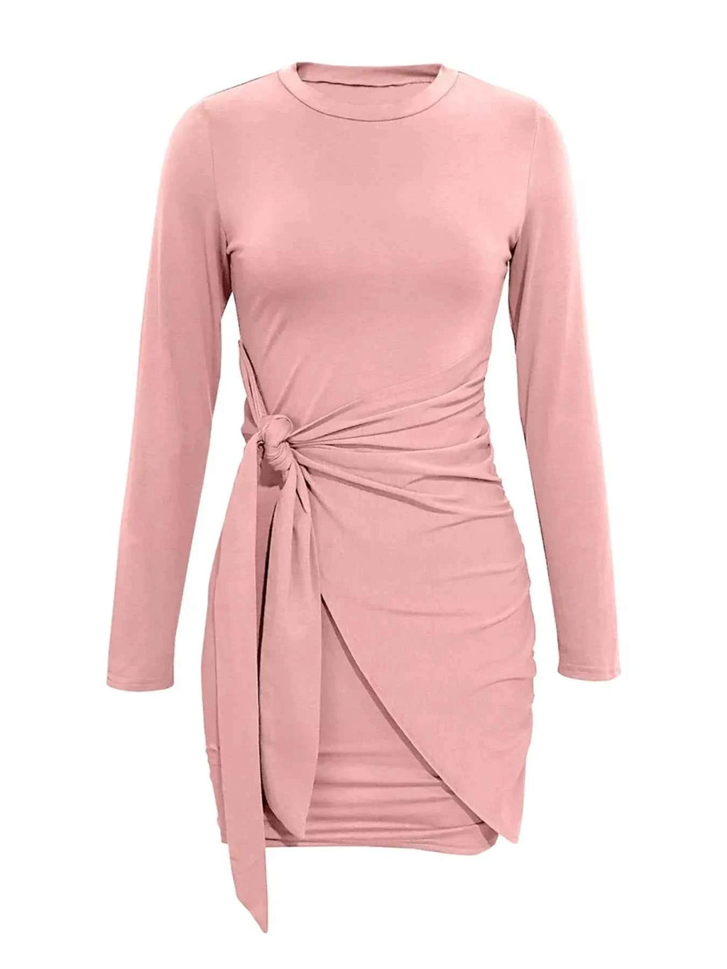 Round Neck Long Sleeve Bodycon Dress 9ca87a28-4fb2-4b07-a7a9-70f8d01ddcea-Max-Origin