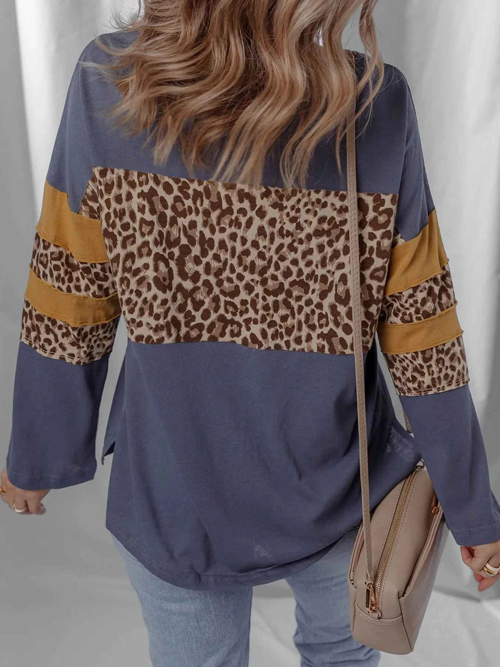 Leopard Color Block Long Sleeve Drop Shoulder Top 9cd44d6a98dc4c6fae1ff4cde1ce4f40-Max-Origin