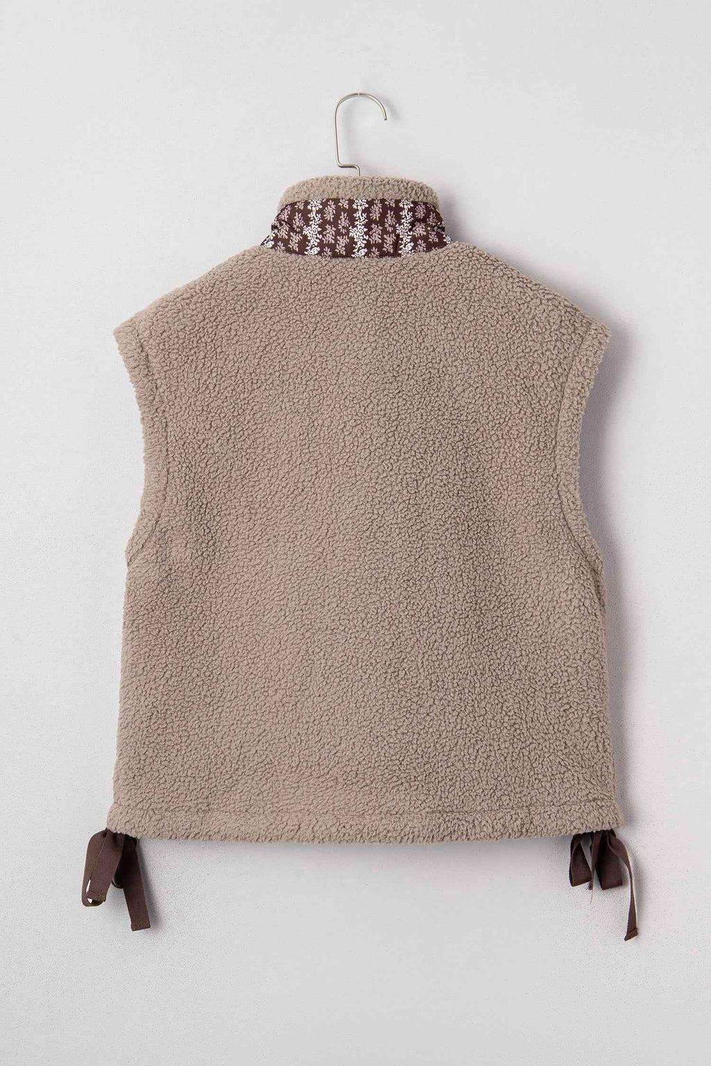Goat Side Bows Sherpa Fleece Vest 9ce3a31cb640df21