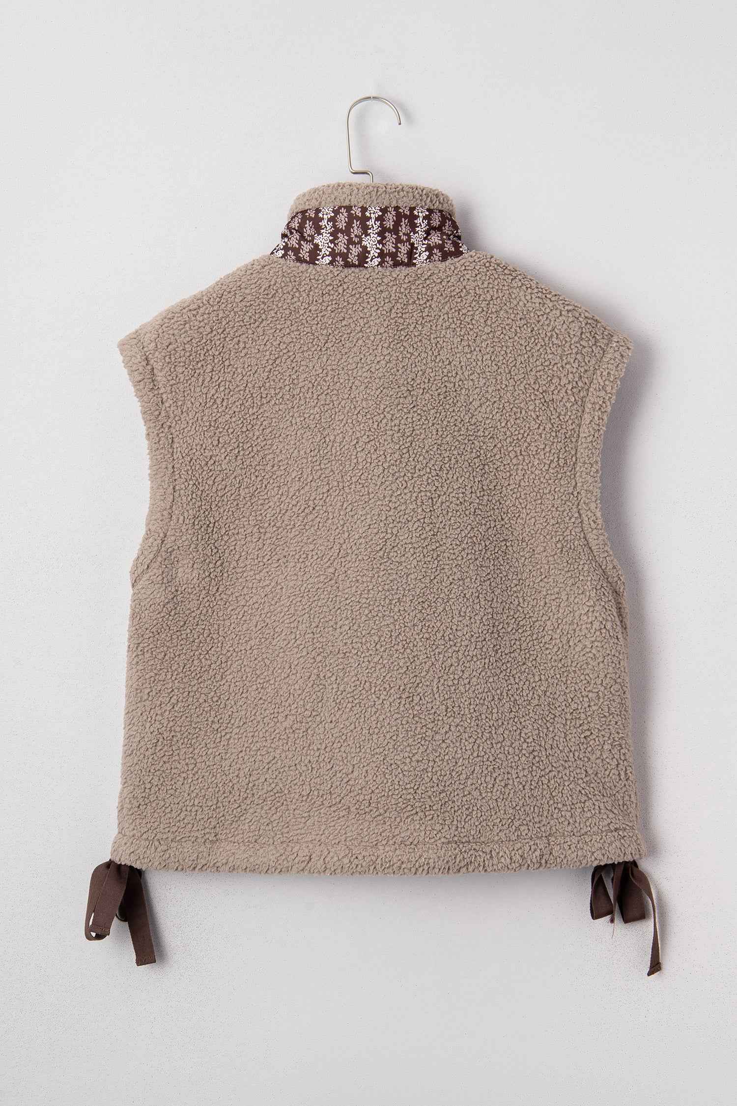 Goat Side Bows Sherpa Fleece Vest 9ce3a31cb640df21