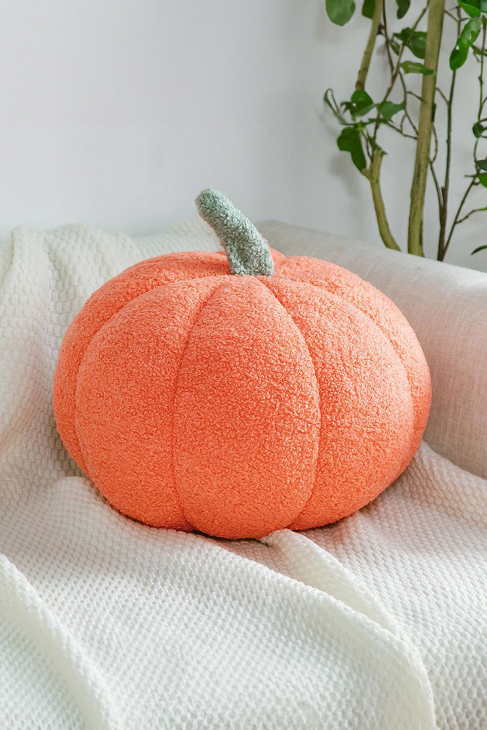 Grapefruit Orange Pumpkin Shape Plush Cushion 9cf167ae2909d511