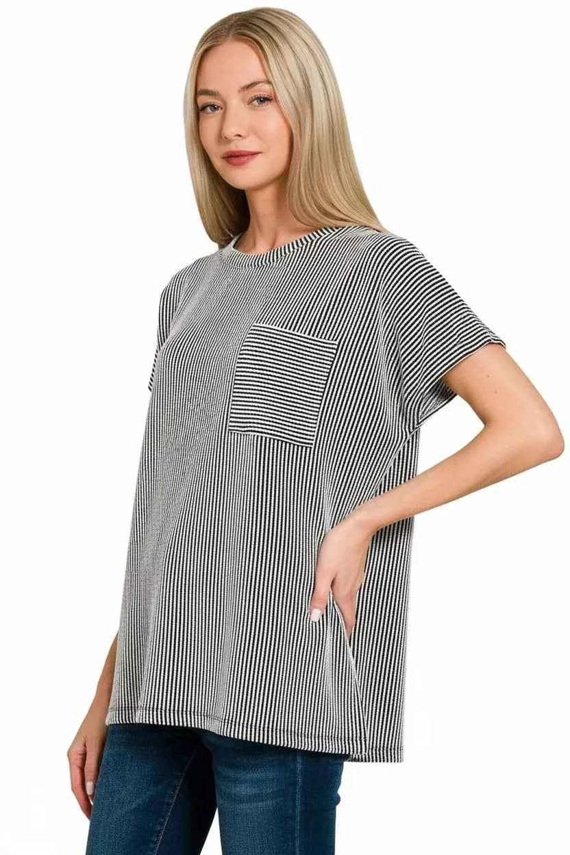 Zenana Raised Rib Front Pocket Boxy Top 9d0a28ac-1149-4f8a-9d9b-c718bd512da2-Max-Origin