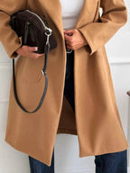 Long-Sleeve Single-Breasted Trench Coat 9d1c458f-da3f-444c-a8e8-0d7c8c342672-Max-Origin
