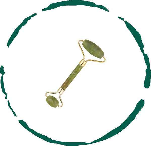 Jade Facial Roller As Shown One Size 9d2e26bb-3778-4647-959b-ab326a8555e3
