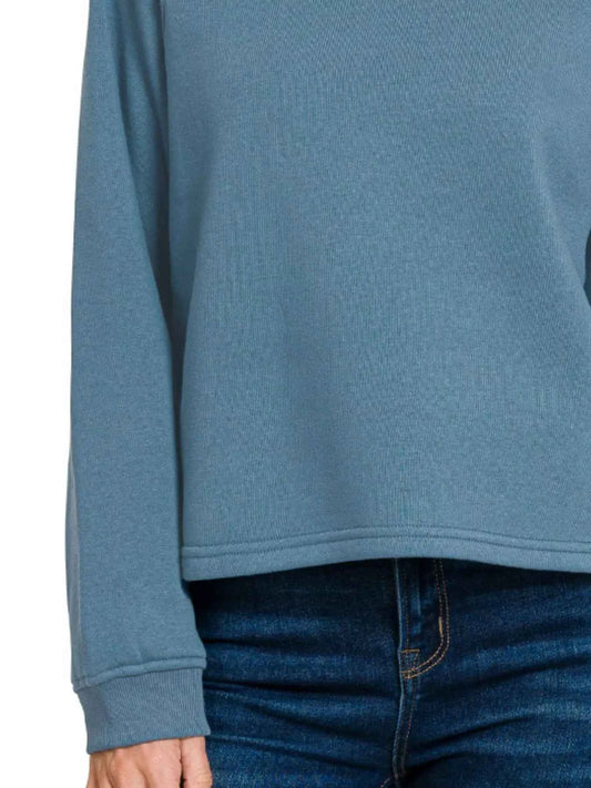 Fleece Raglan Round-Neck Sweatshirt 9d40cb40-b6d8-4478-8156-cea1b543d8a9-Max-Origin