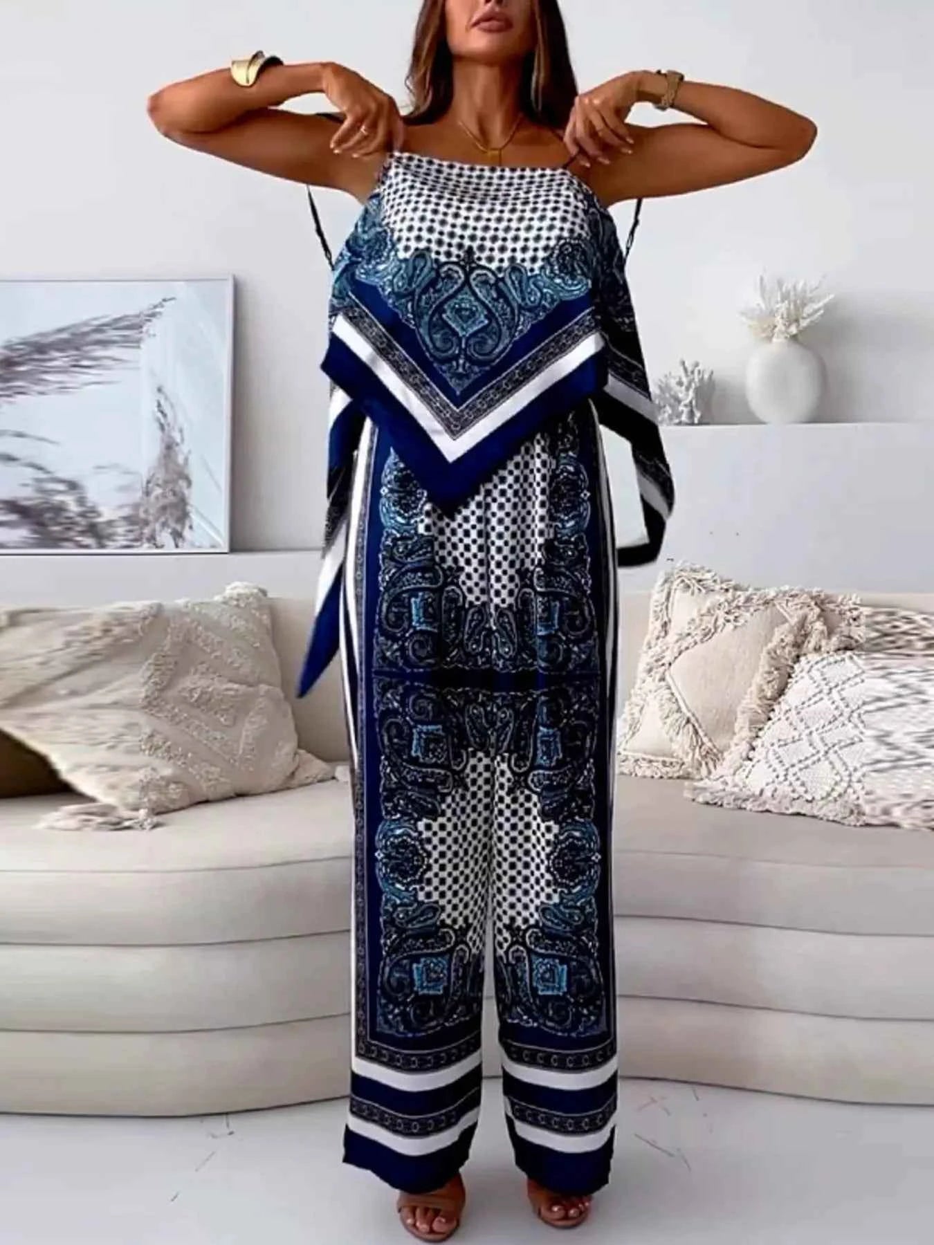 Tie Back Printed Cami and Pants Set 9d4a896d1d014888b9d4eea6ddfa5798-Max-Origin