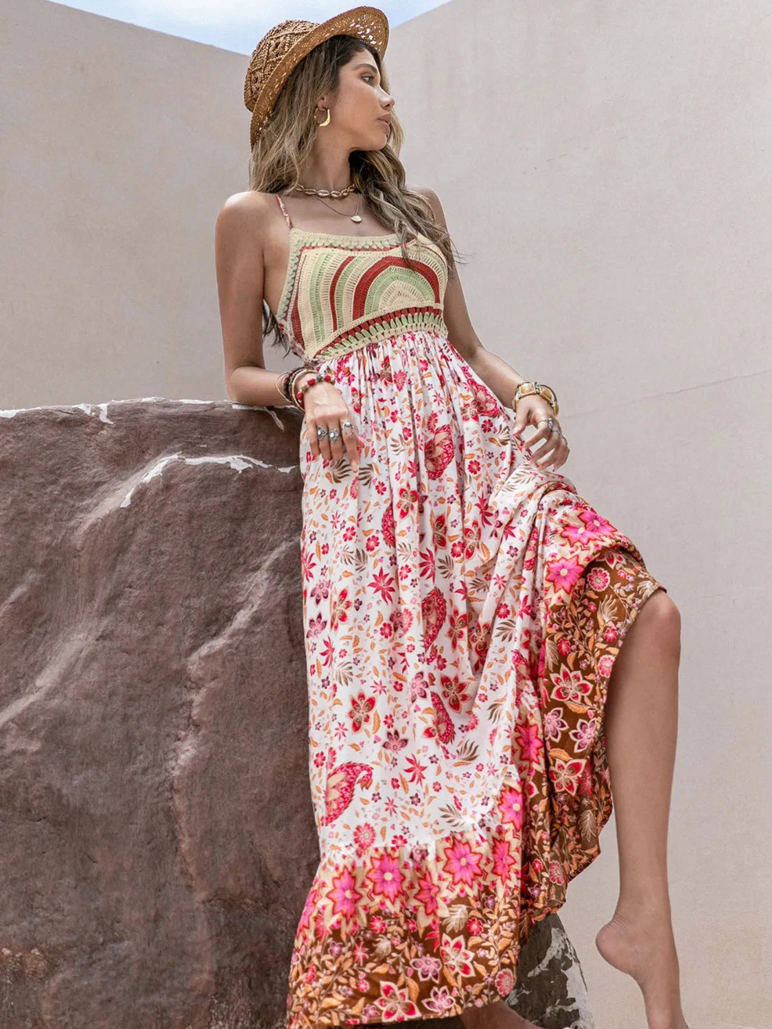 Printed Scoop Neck Cami Dress 9d9cdec5-708a-4e6e-8e58-655338db82f3-Max-Origin