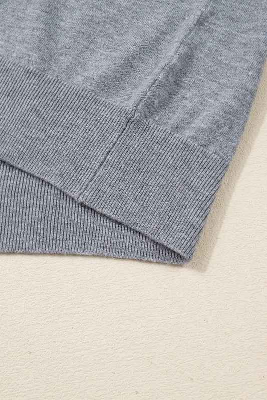 Scarlett Striped Trim Varsity Sweater 9dd1aa13-a6ff-4cf2-9f9a-b64a0a9c621b