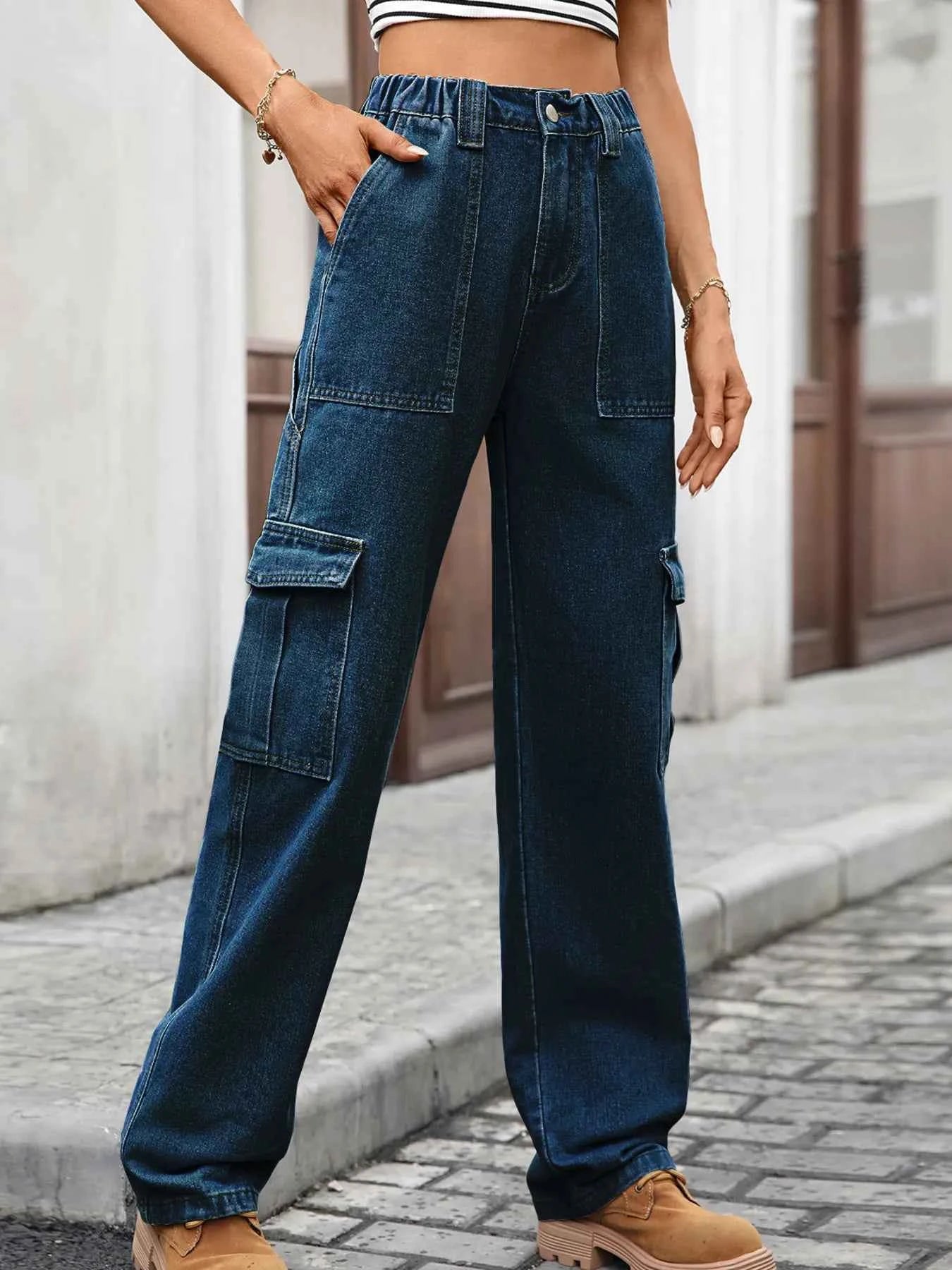 High-Waisted Cargo Jeans 9dd36bd794b640dc92cafbb3f2be3f60-Max-Origin