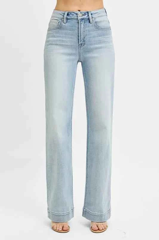 RISEN Full Size Run High Rise Straight Jeans LIGHT 9e0b0718938546ada53d14938e92d5e1-Max-Origin