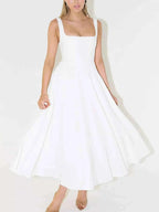 Square Neck Wide Strap A-Line Dress 9e1e928b-2562-49c2-a2d8-c9d2a99ae6b2-Max-Origin