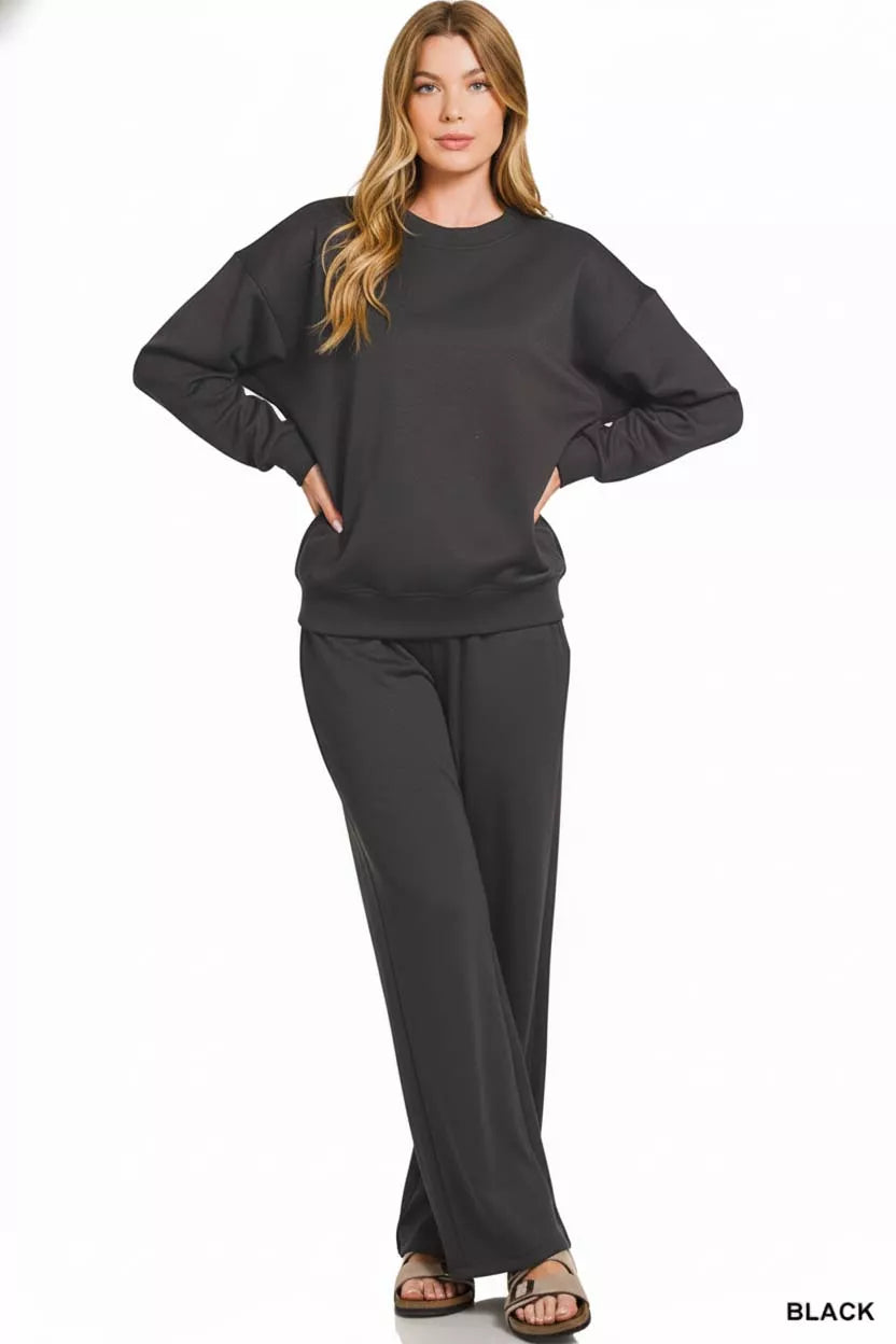 Zenana Scuba Crewneck Pullover and Pants Set 9e293d12-01c6-4ca3-9fc9-85c3a019ceda-Max-Origin