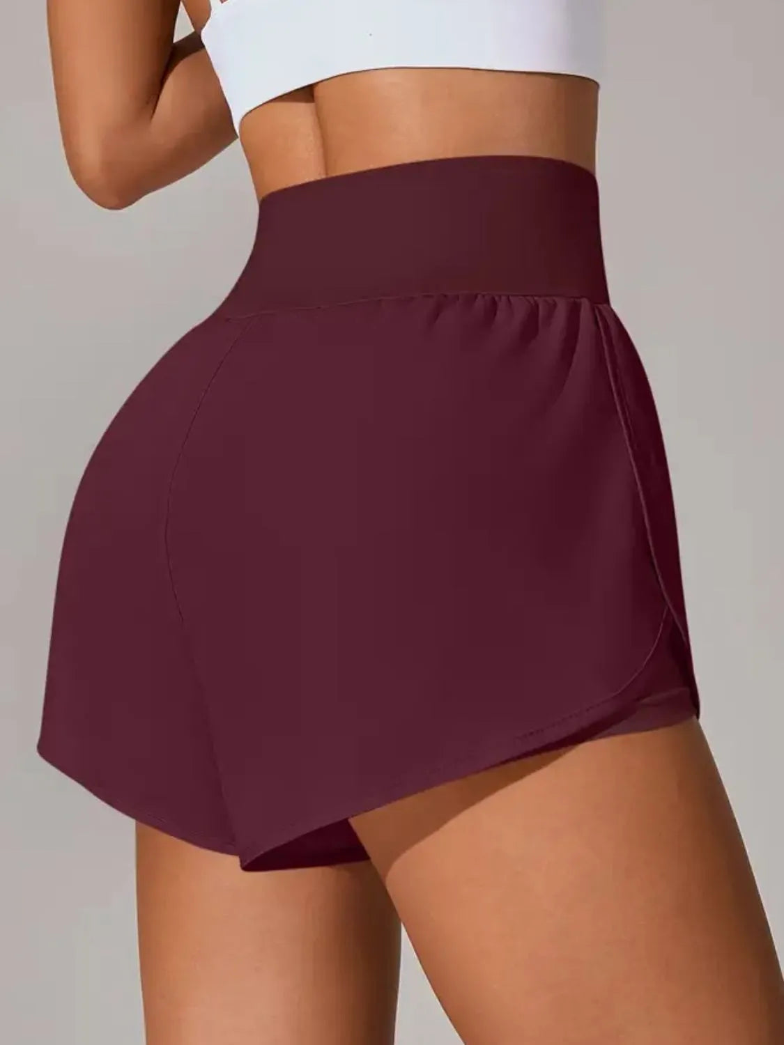 Pocketed High Waist Active Shorts 9e314ee8-4fad-457c-a098-7d6f44473527-Max-Origin