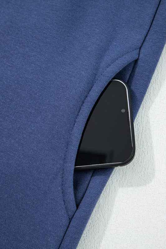 Solid Fleece Lined Drawstring Hoodie 9e3a29a4-fa6a-4426-ade0-f138ee898ae5